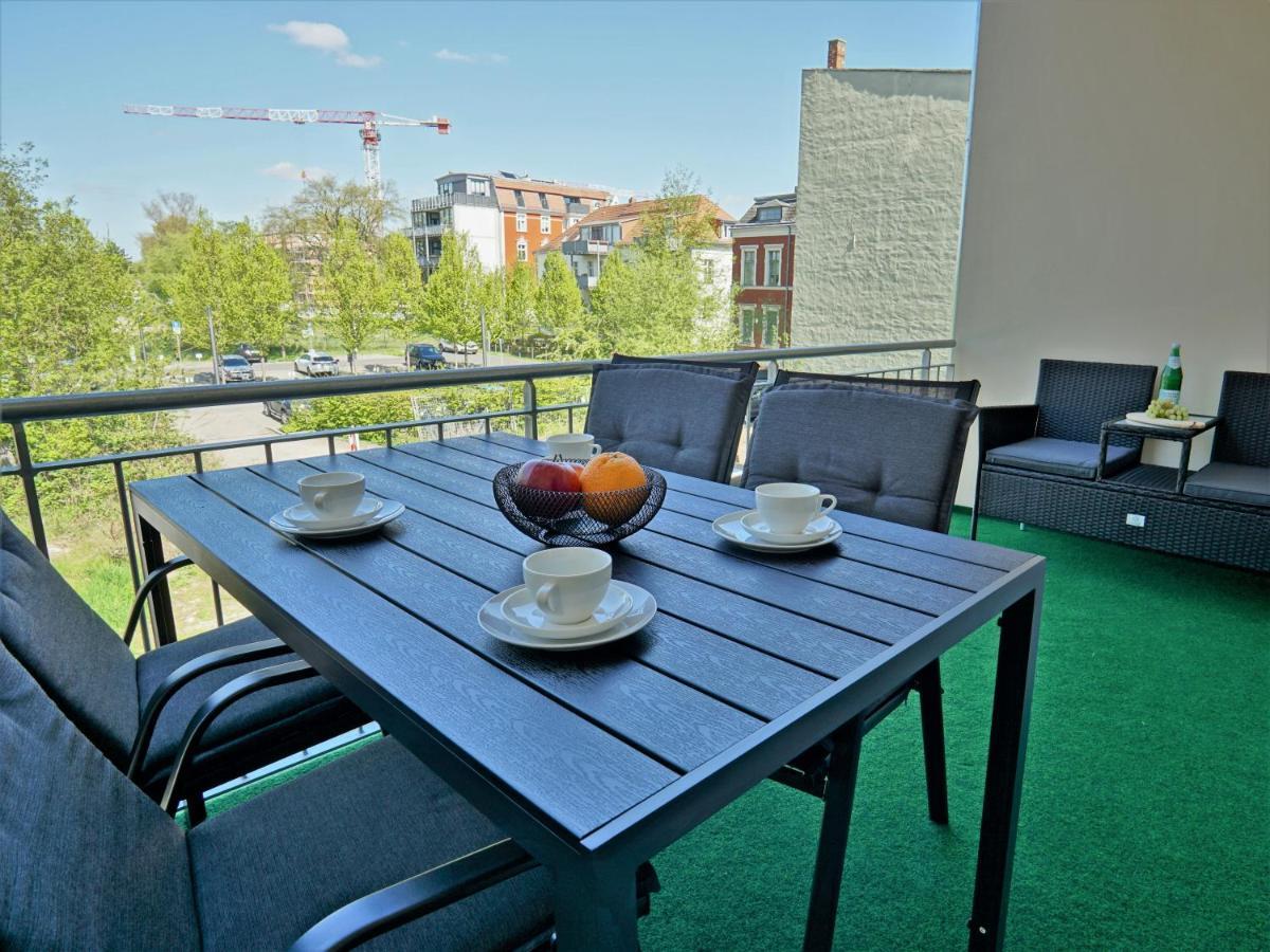 Ferienwohnung "Hogulu" Brandenburg, Balkon, Neustadt, Kueche, Wassernaehe - Parkplatz Inklusive Brandenburg an der Havel Exterior foto